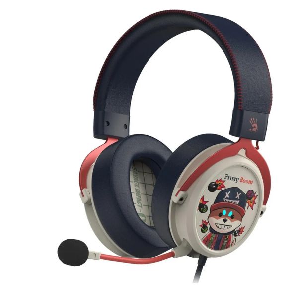 Headphones: A4Tech Bloody M595 Hybridcore Gaming Headset With Mic Proxy Boom