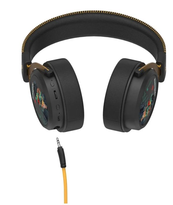Headphones: A4Tech Bloody MR595 AIO Gaming Headset With Mic Renegade Midnight