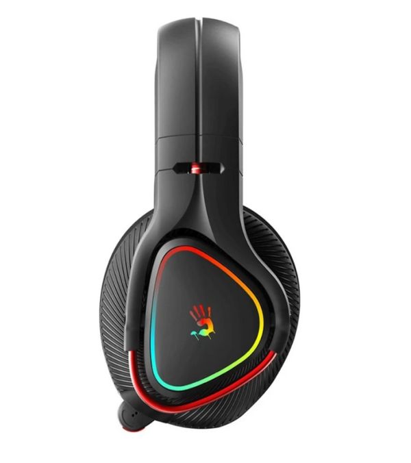 Headphones: A4tech Bloody MR720 RGB Gaming Bluetooth Wireless Headset Black