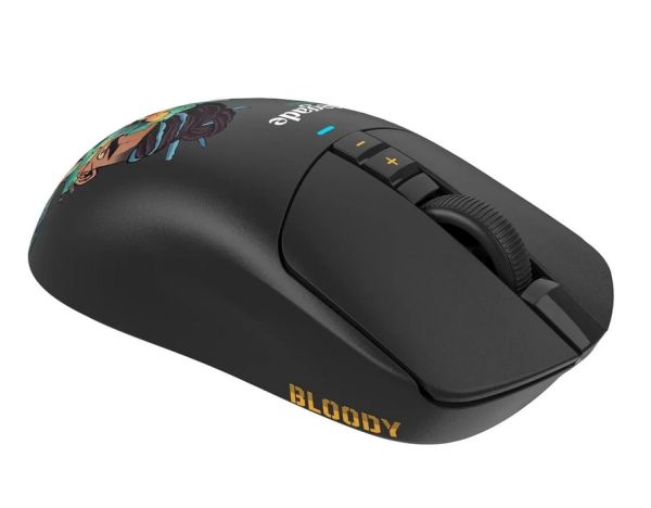 Mouse: A4Tech Bloody R72 Ultra Duo Dual Mode Wireless Gaming Mouse Renegade Midnight