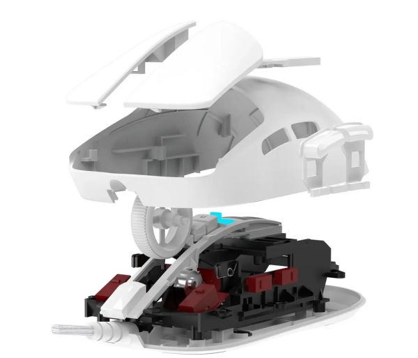 Mouse: A4Tech Bloody W72 Ultra Lightweight Gaming Mouse White