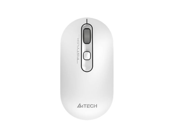 Mouse: A4tech Fstyler FG20 2.4G Wireless Mouse White