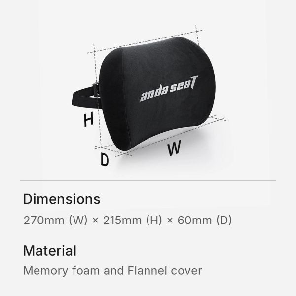 AndaSeat head pillow for Novis, black