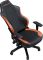 AndaSeat Chair Luna, PVC leather, 1D-Armrests, black-orange