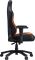 AndaSeat Chair Luna, PVC leather, 1D-Armrests, black-orange