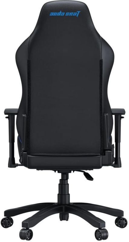 AndaSeat Chair Luna, PVC leather, 1D-Armrests, black-blue