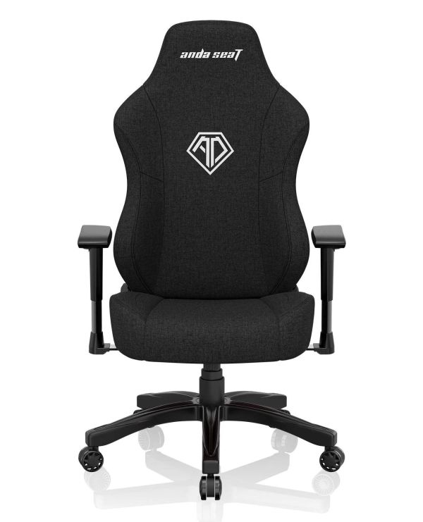 AndaSeat Chair Phantom 3, linen fabric, 1D-Armrests, black