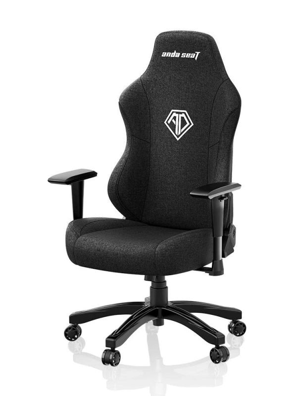 AndaSeat Chair Phantom 3, linen fabric, 1D-Armrests, black