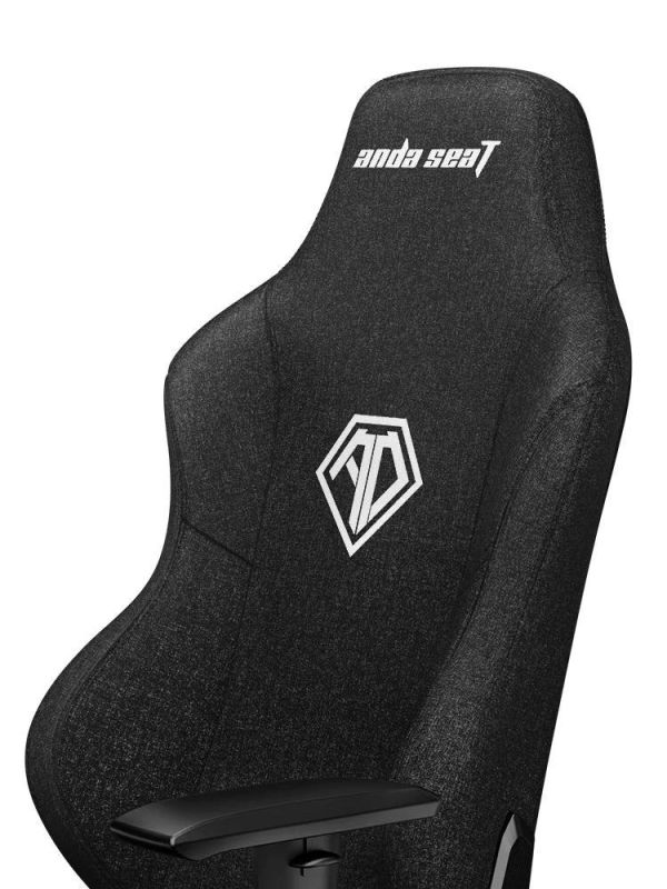 AndaSeat Chair Phantom 3, linen fabric, 1D-Armrests, black