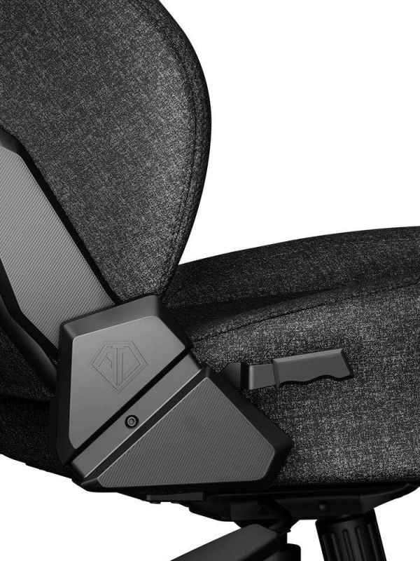 AndaSeat Chair Phantom 3, linen fabric, 1D-Armrests, black