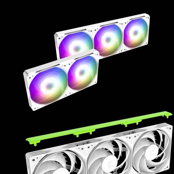 Zalman LCS Alpha 2SE A36 ARGB, LGA1851, 1700, 1200, 115x, AM5, AM4, TDP ___W, white