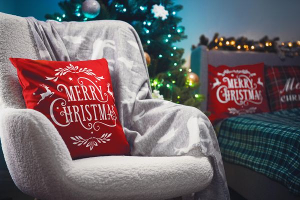 Ardesto Christmas Fleece blanket 130x160cm, 100% polyester, deer