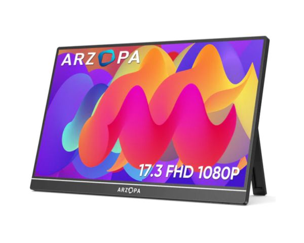 Monitor: ARZOPA A1M 17.3" FHD Mini HDMI USB Type-C