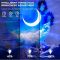 Astronaut Galaxy Projector Lamp Starry Aurora Moon Night Light Projection Music