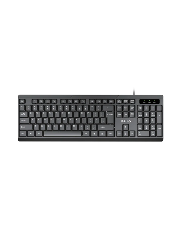Keyboard: AULA AK205 Wired Keyboard Black