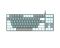 Keyboard: AULA F3287 RGB Wired Gaming Mechanical Keyboard Grey/White keycaps (Blue Switch)