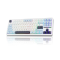 Keyboard: AULA F87 RGB Mechanical Gaming Keyboard Blue/White/Purple (Graywood V3 Switch)