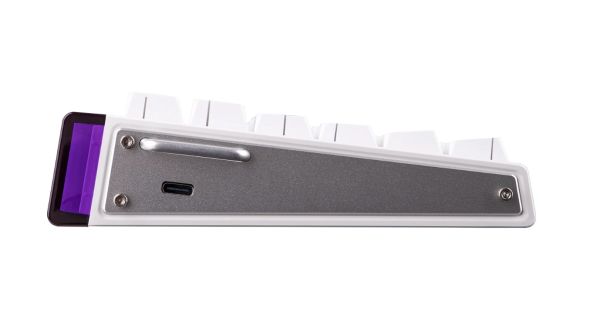 Keyboard: AULA HERO 84 RGB Wired Gaming Keyboard White/Purple (Black King Magnetic Switch)