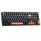 Keyboard: AULA S100 Rainbow LED Wired Gaming Keyboard Black (Blue/Brown switch)