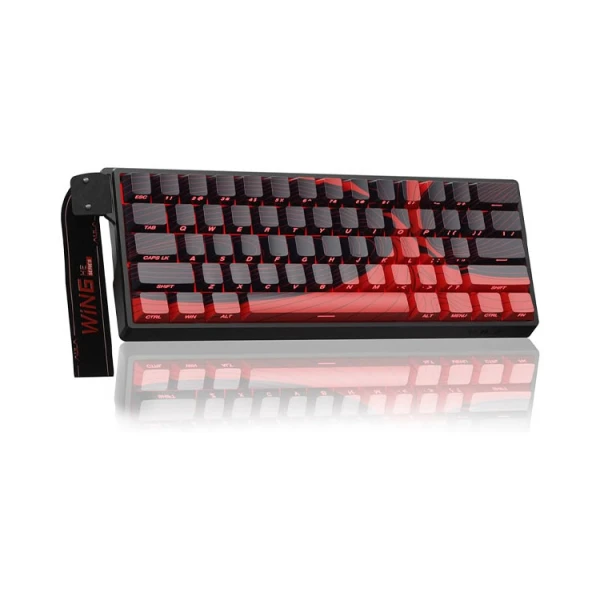 Keyboard: AULA WIN60 MAX RGB Gaming Keyboard Black/Red (Magnetic Switch)