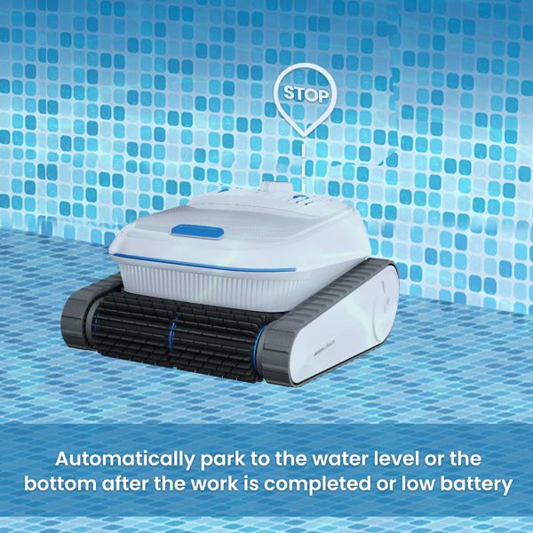 UBTech AIRROBO PC200, Cordless Robotic Pool Cleaner, White