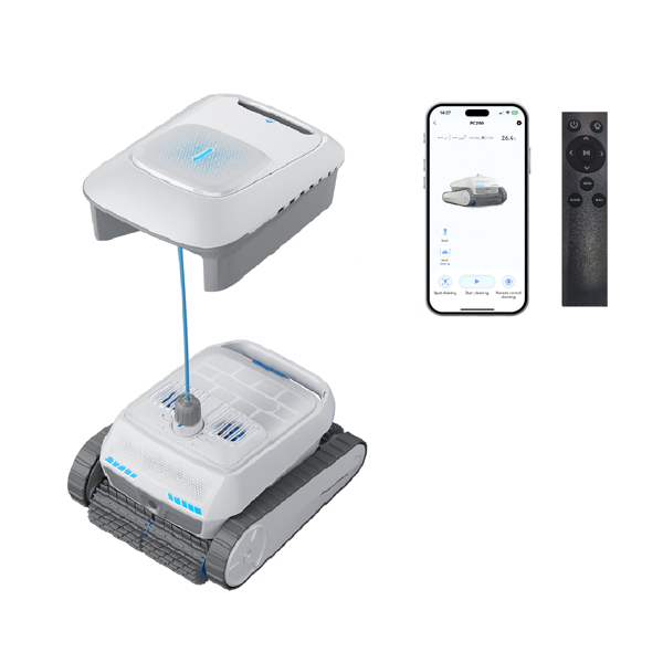 UBTech AIRROBO PC200, Cordless Robotic Pool Cleaner, White