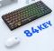 Bajeal Transparent Keyboard Blu switch