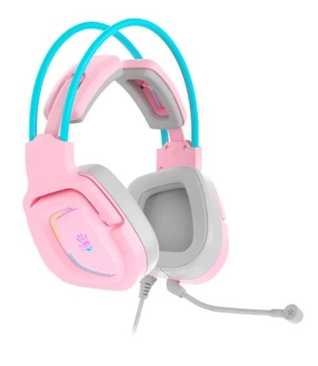 Bloody G575 7.1 RGB Gaming Headset Sky Pink