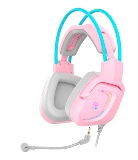 Bloody G575 7.1 RGB Gaming Headset Sky Pink