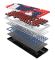 Keyboard: A4tech Bloody S98 RGB Mechanical Gaming Keyboard Red Switch US Layout Sports Navy