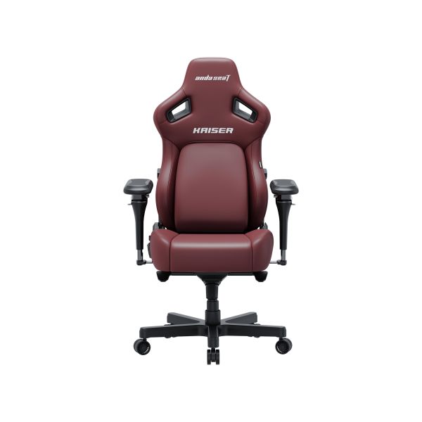 AndaSeat Chair Kaiser 4 V2, PVC leather, 6D-Armrests, maroon