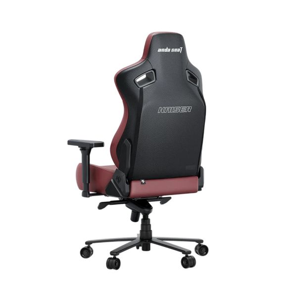 AndaSeat Chair Kaiser 3E, PVC leather, 4D-Armrests, maroon