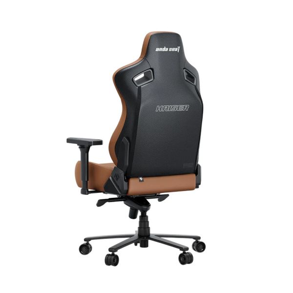 AndaSeat Chair Kaiser 3E, PVC leather, 4D-Armrests, brown