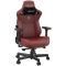 AndaSeat Chair Kaiser 3, PVC leather, 4D-Armrests, maroon
