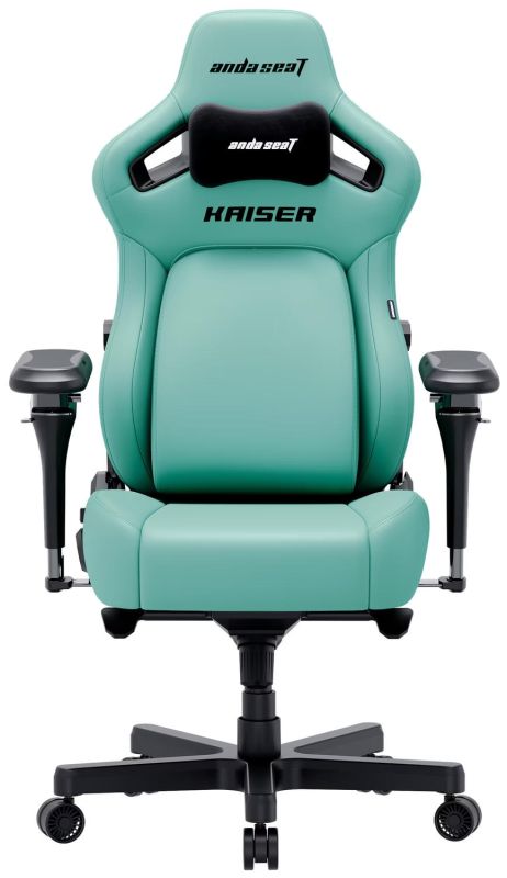 AndaSeat Chair Kaiser 4 V2 XL, PVC leather, 6D-Armrests, green