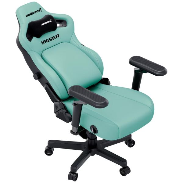 AndaSeat Chair Kaiser 4 V2 XL, PVC leather, 6D-Armrests, green