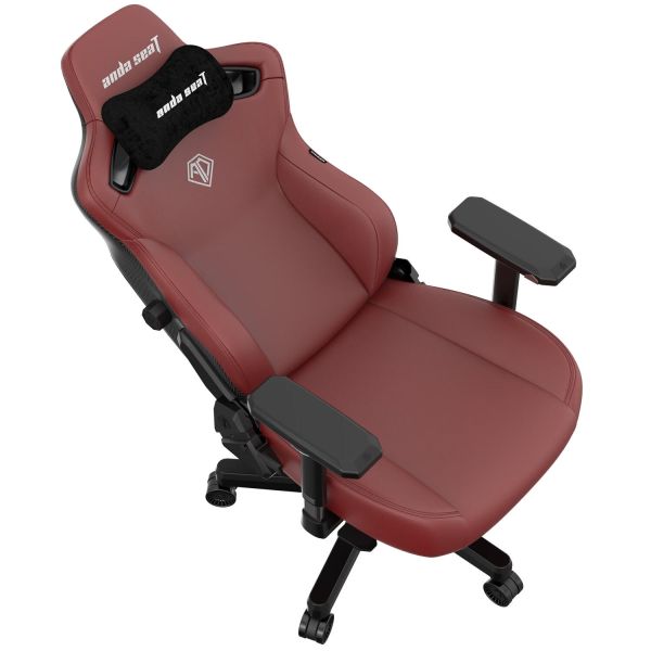 AndaSeat Chair Kaiser 3, PVC leather, 4D-Armrests, maroon