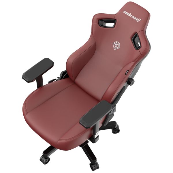 AndaSeat Chair Kaiser 3, PVC leather, 4D-Armrests, maroon