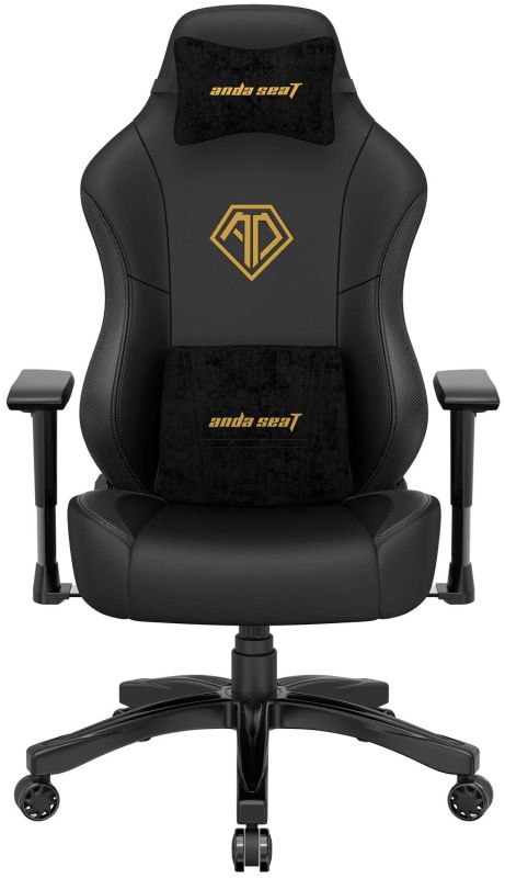 AndaSeat Chair Phantom 3, PVC leather, 1D-Armrests, black