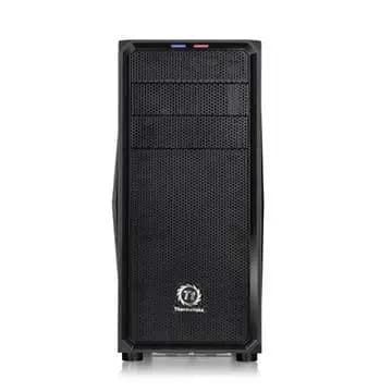 Versa H25, THERMALTAKE, CASE, Black, ATX, 1x120mm Fan, AIO 120mm, air 155mm, GPU 315mm, 3x3.5", USB 3.0x1, USB 2.0x1, Audio+