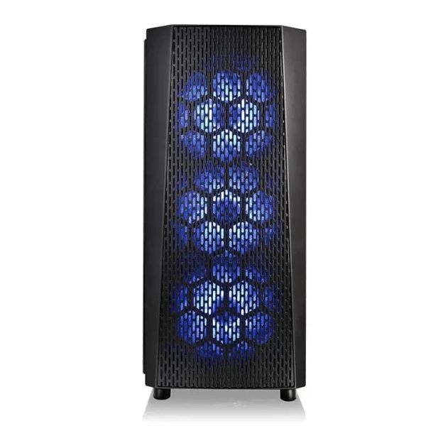 Versa J24 TG RGB, THERMALTAKE, CASE, Black, ATX, 4x120mm Fans, AIO 360mm, air 160mm, GPU 330mm, 2x3.5", USB 3.0x2, Audio+mic