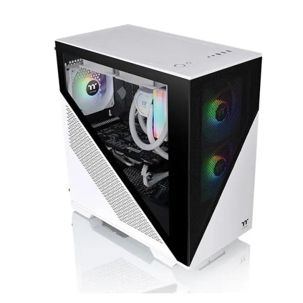 Thermaltake Divider 170 TG Snow ARGB, THERMALTAKE, CASE, White, E-ATX, 120mmx3 Fans, AIO 420mm, air 190mm, GPU 410mm, 7x3.5”