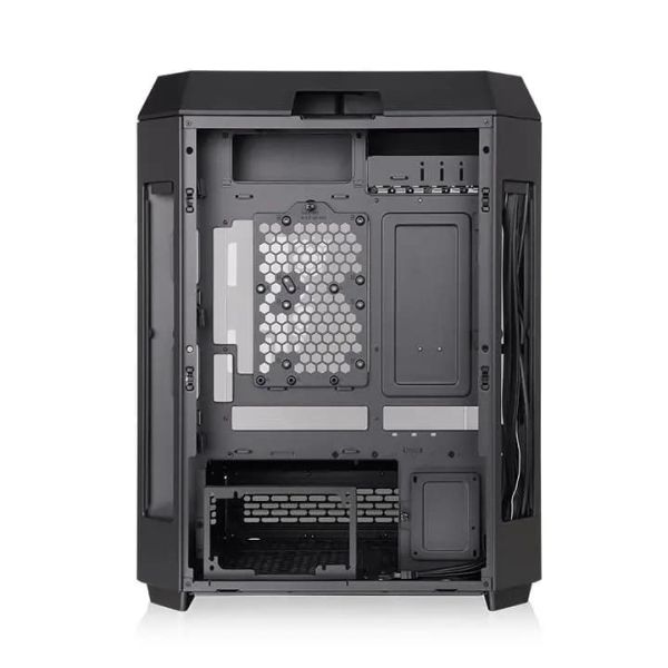 The Tower 600, THERMALTAKE, CASE, Black, ATX, 2x140mm Fans, AIO 420mm, air 210mm, GPU 400mm, 1x3.5", Type-C, USB 3.0x4, Audi