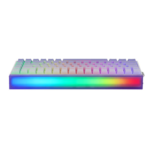 Keyboard: AULA HERO 84 RGB Wired Gaming Keyboard side-engraved keycaps Gradient Purple (Jade King Magnetic Switch)