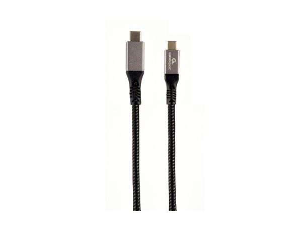 Cable: Gembird CCBP-USB3-CMCM100-1.5M USB Type-C Charging & data Cable 20Gbps 100W 1.5m
