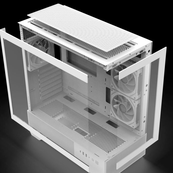 Zalman PC case Chronix V2 without PSU, 1xUSB3.0, 1xUSB2.0, 1x Type C, 2x120mm ARGB Reverse,  4x120mm ARGB, VGA 410mm, LCS ready, TG Side/Front Panel, ATX, white