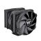 TOUGHAIR 710 Black ThermalTake, Air cooler, 140 x2/PWM 500~1400rpm, TDP 250W