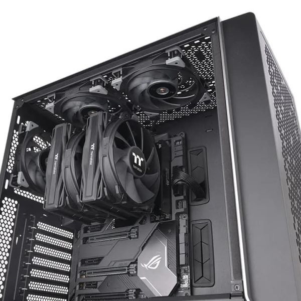 TOUGHAIR 710 Black ThermalTake, Air cooler, 140 x2/PWM 500~1400rpm, TDP 250W