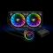 Floe Riing RGB 240 TT Premium Edition, ThermalTake Liquid Cooler, PWM, 12 V/ 5V, 3600 RPM, LGA 2066/2011-3/2011/1700/1200/1