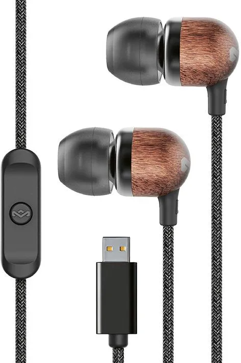 House of Marley EM-JE042-SB S. JAMAICA WIRED USB-C EARBUDS Signature Black